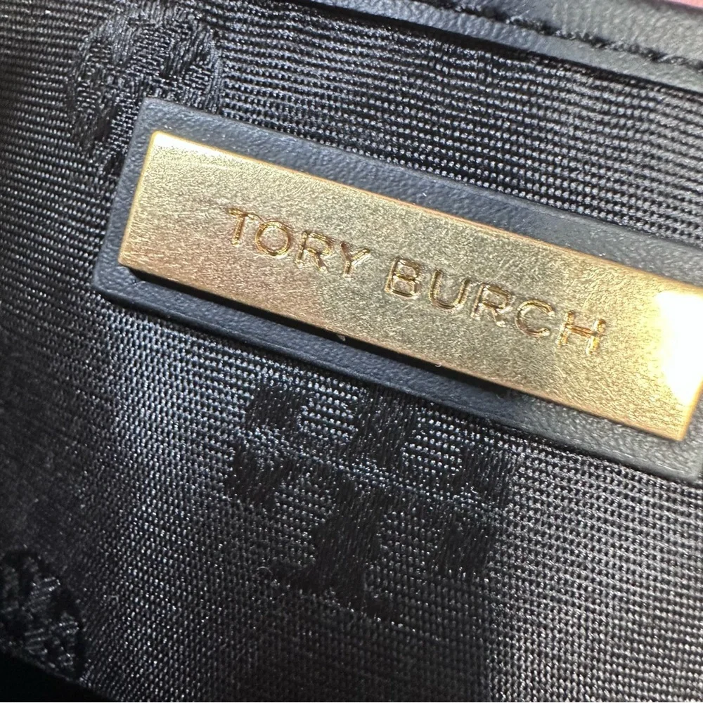 NWOT Tory‎ Burch Willa Leather Quilted Backpack Black Gold